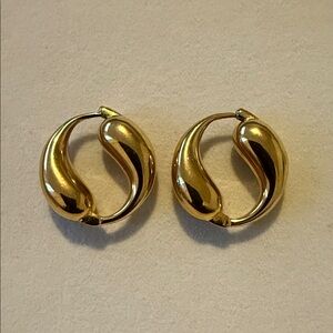 Elegant Gold Hoop Earrings